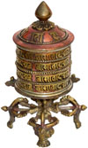Prayer Wheel Tibetan Buddhism Religious Ritual Crafts