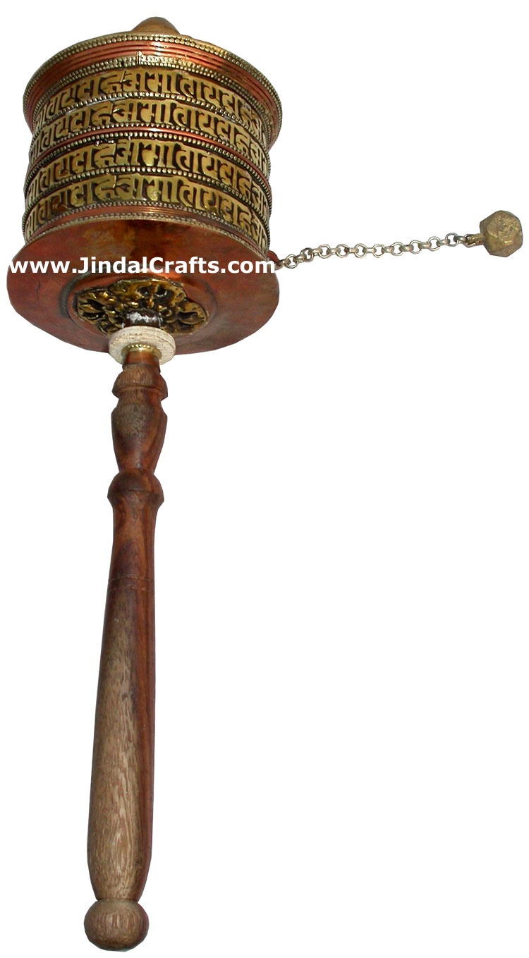 Prayer Wheel Tibetan Buddhism Religious Ritual Crafts