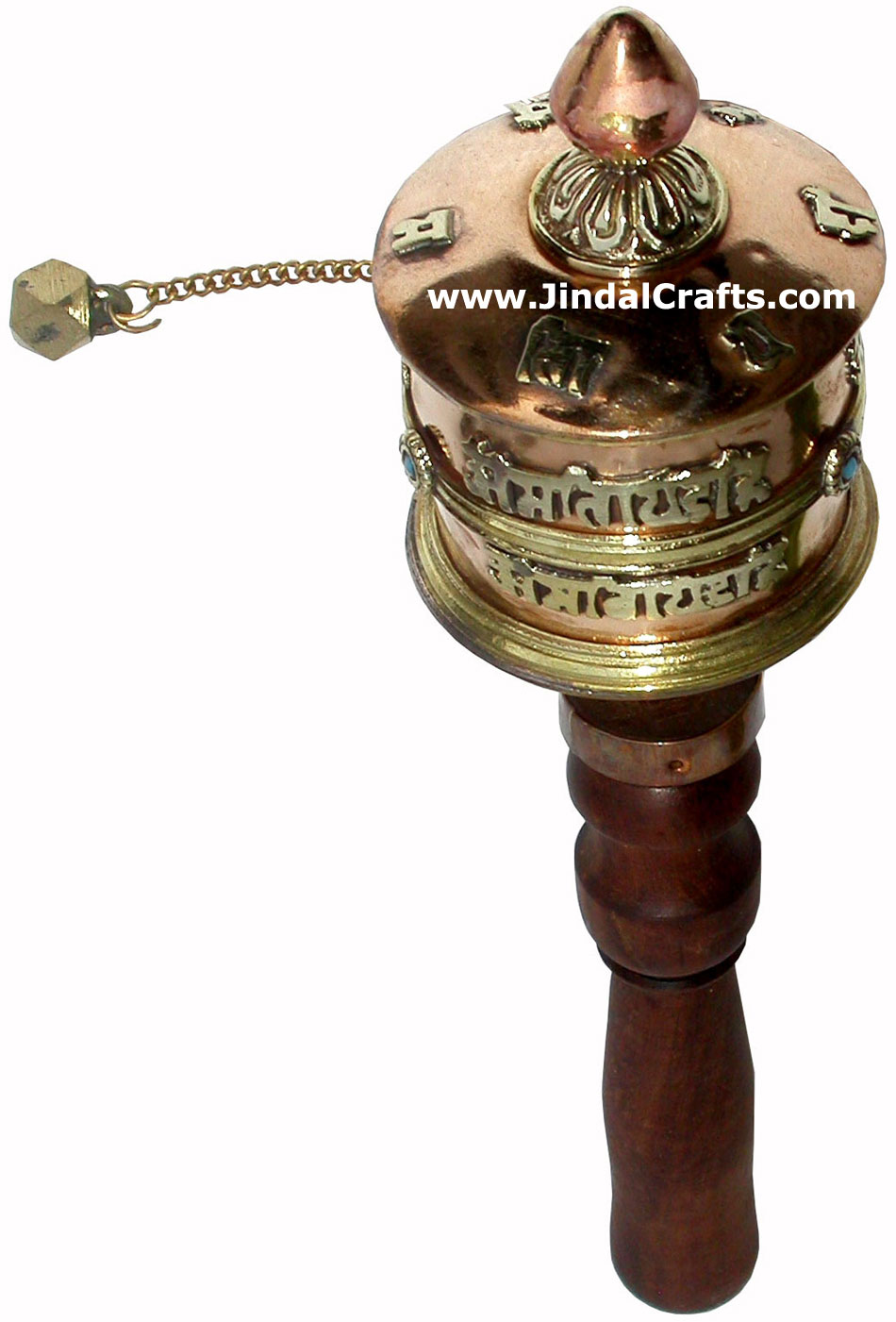Tibetan Buddhism Prayer Wheel Buddha Art Artifact India Religious Mani Handmade