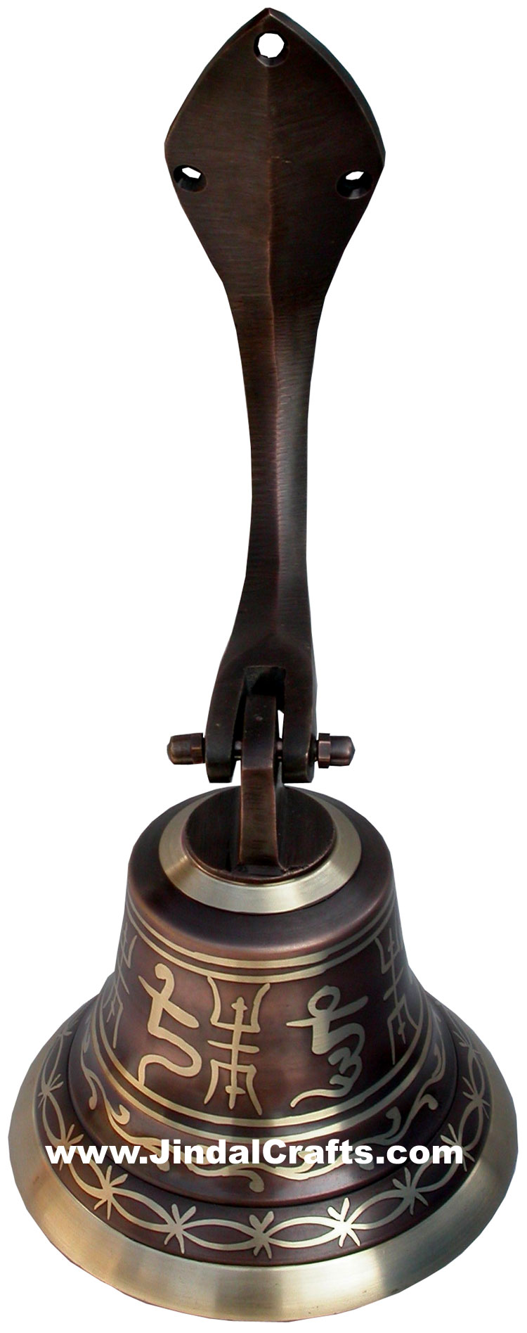 Handcarved Brass Bronze Five Metals Seven Metals Singing Bell India Buddhism