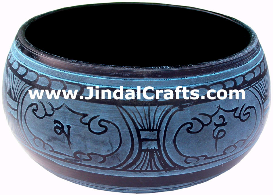 Tibetan Singing Bowl - Indian Art Craft Handicraft Artifact