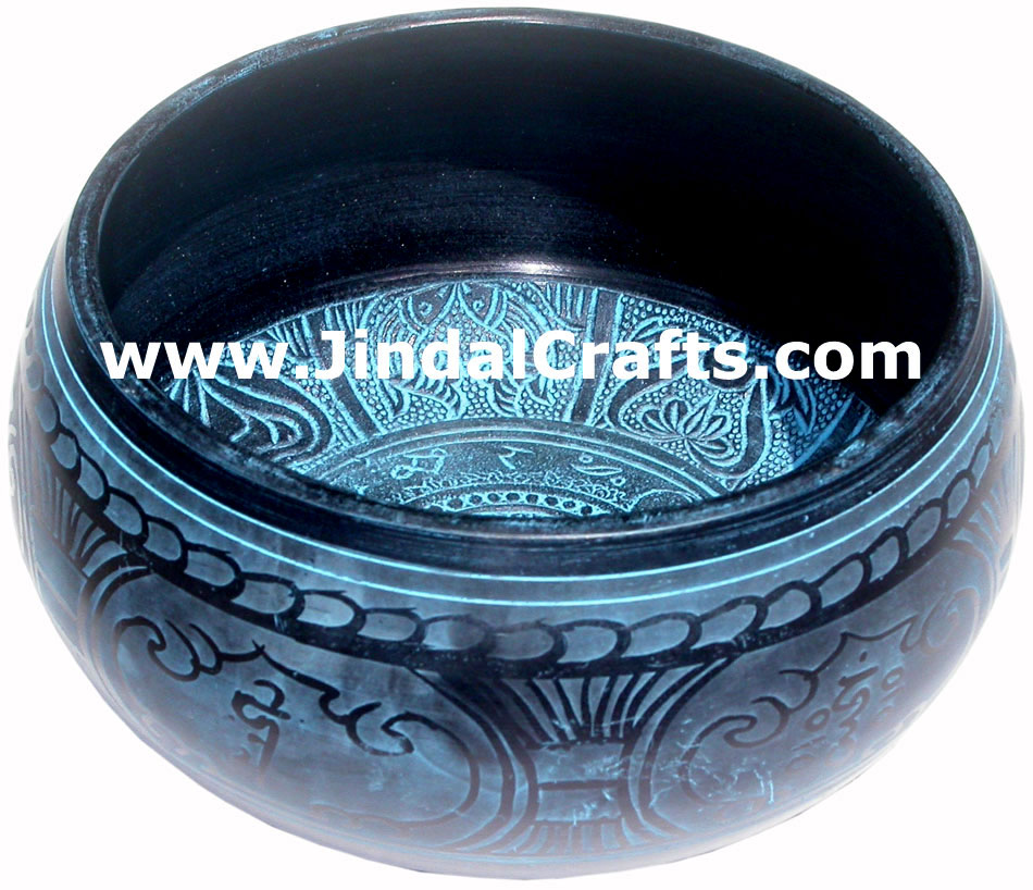 Tibetan Singing Bowl - Indian Art Craft Handicraft Artifact