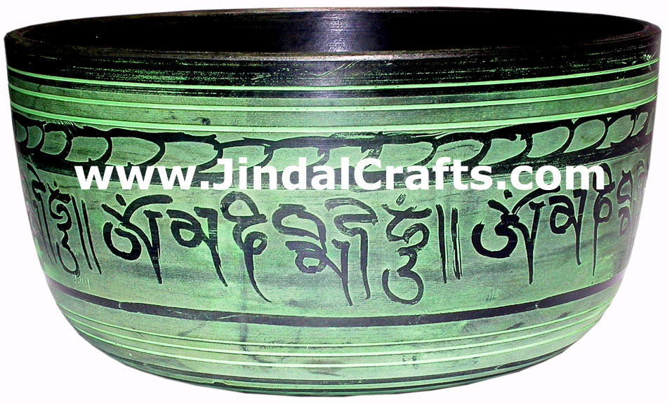 Tibetan Singing Bowl - Indian Art Craft Handicraft Artifact