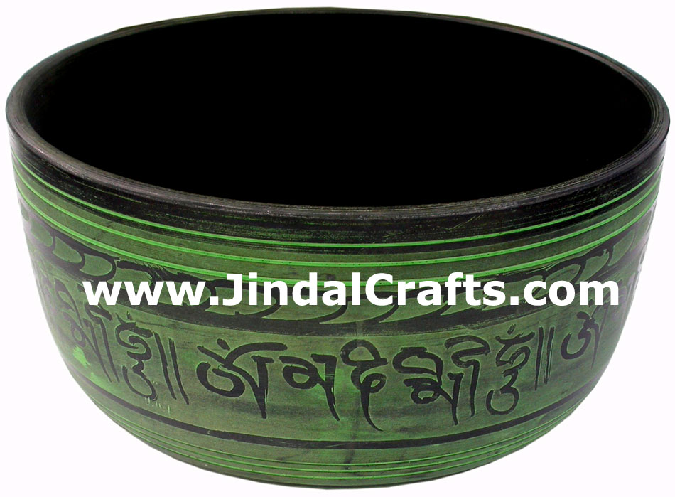 Tibetan Singing Bowl - Indian Art Craft Handicraft Artifact