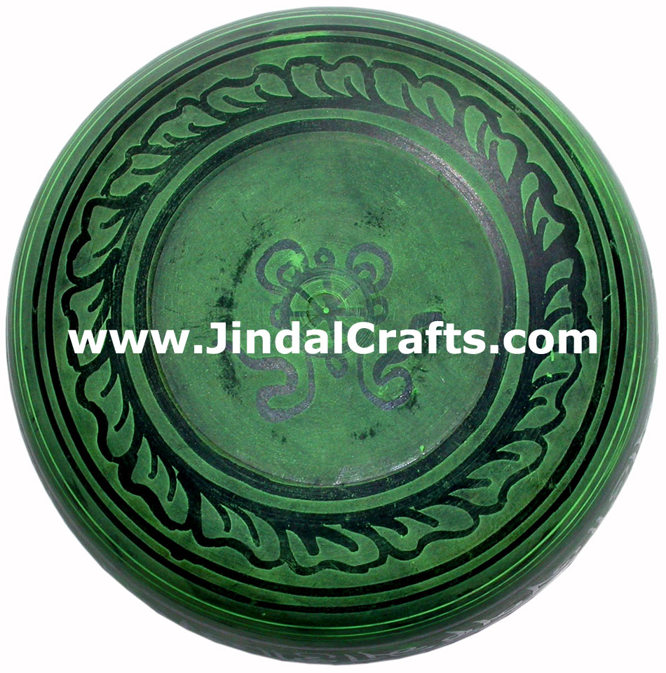 Tibetan Singing Bowl - Indian Art Craft Handicraft Artifact