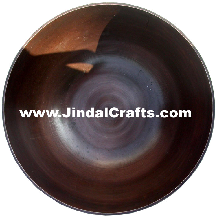 Handcarved Aluminium Singing Bowl India Buddhism Crafts Arts Handicrafts