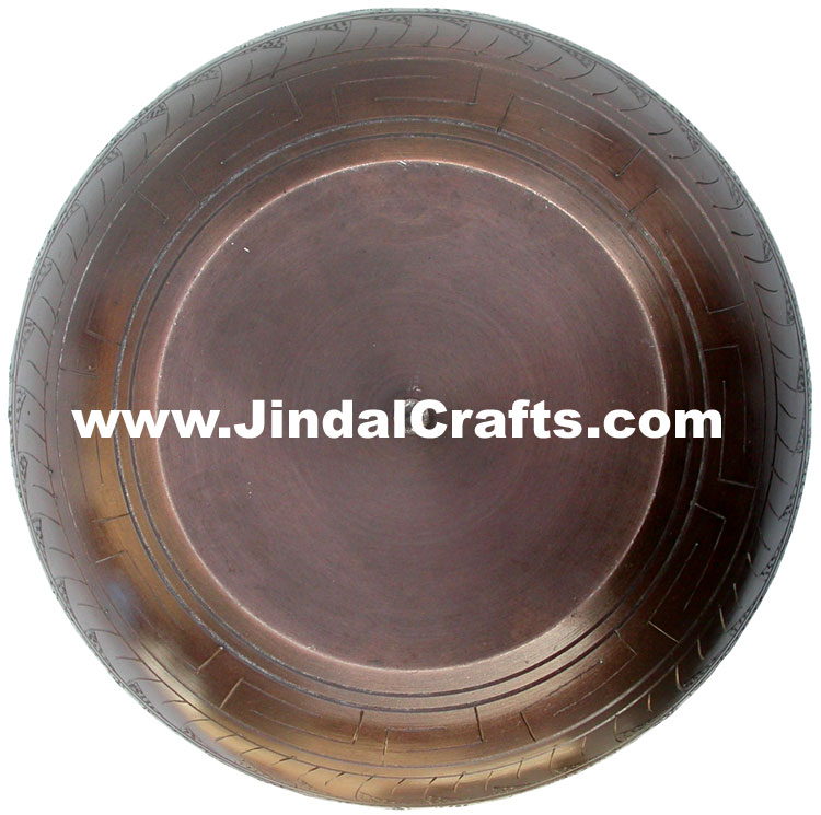 Handcarved Aluminium Singing Bowl India Buddhism Crafts Arts Handicrafts