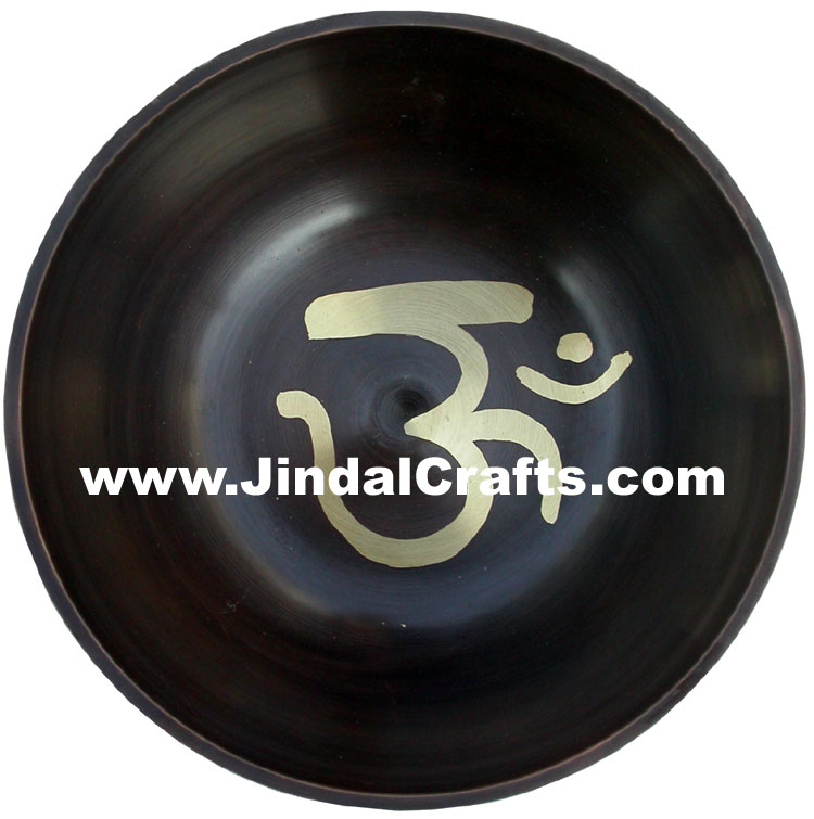 Handcarved Brass Bronze Five Metals Seven Metals Singing Bowl Indian Buddhism