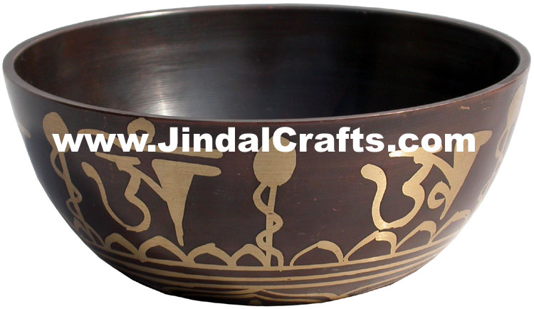 Handcarved Brass Bronze Five Metals Seven Metals Singing Bowls India Buddhism