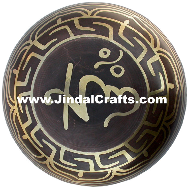 Handcarved Brass Bronze Five Metals Seven Metals Singing Bowl India Buddhisht