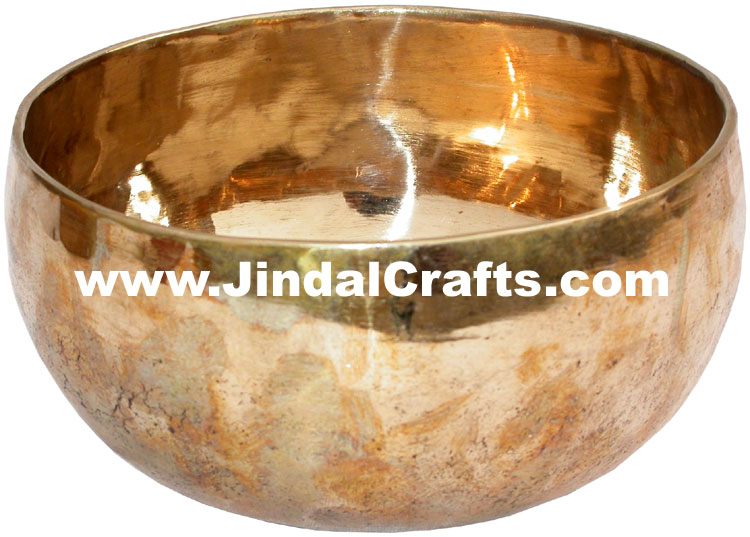 Hand Beaten Brass Bronze Five Metals Seven Metals Singing Bowl India Buddhism
