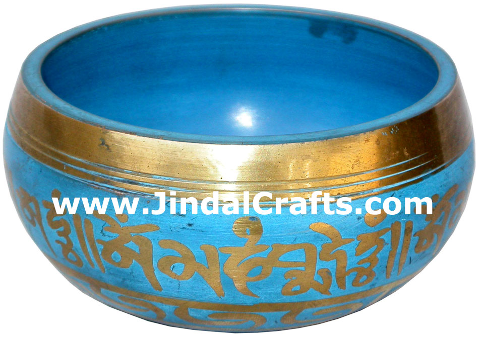 Tibetan Singing Bowl - Indian Art Craft Handicraft Artifact