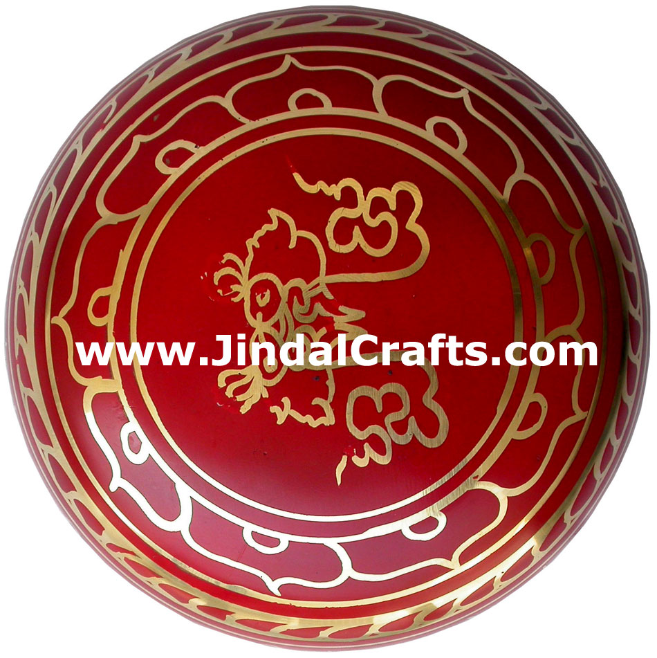 Tibetan Singing Bowl - Indian Art Craft Handicraft Artifact