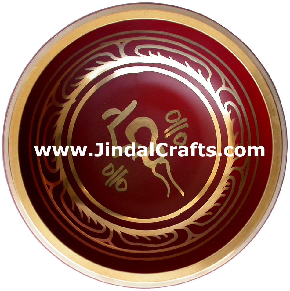 Tibetan Singing Bowl - Indian Art Craft Handicraft Artifact