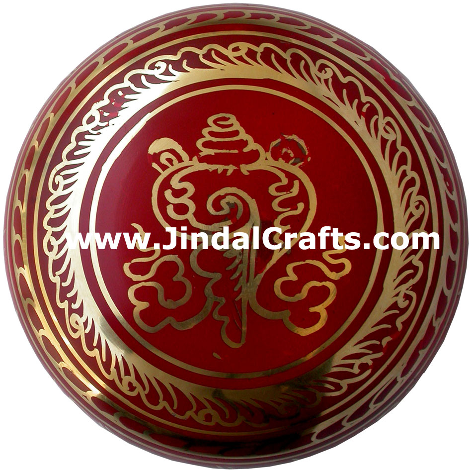 Tibetan Singing Bowl - Indian Art Craft Handicraft Artifact