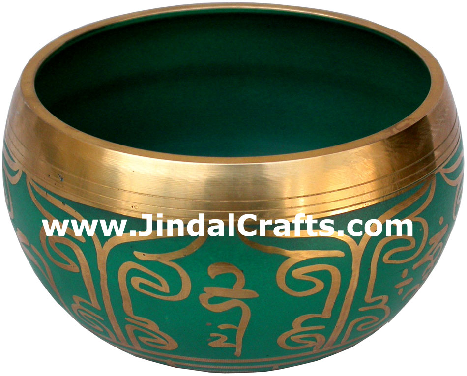 Tibetan Singing Bowl - Indian Art Craft Handicraft Artifact