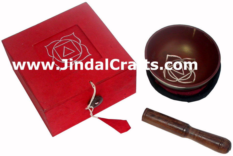 Tibetan Singing Bowl - Indian Art Craft Handicraft Artifact