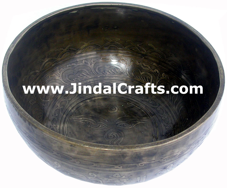 Tibetan Singing Bowl - Indian Art Craft Handicraft Artifact