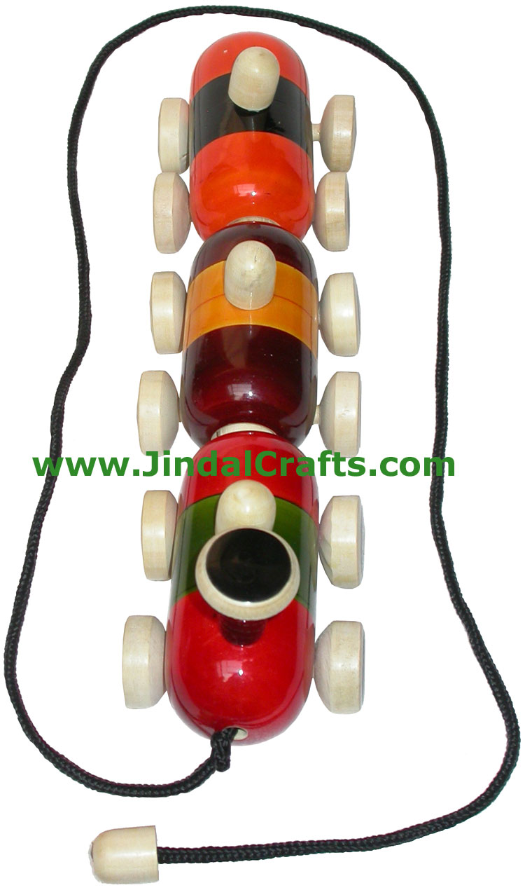 Train - Handmade Wooden Toy from India