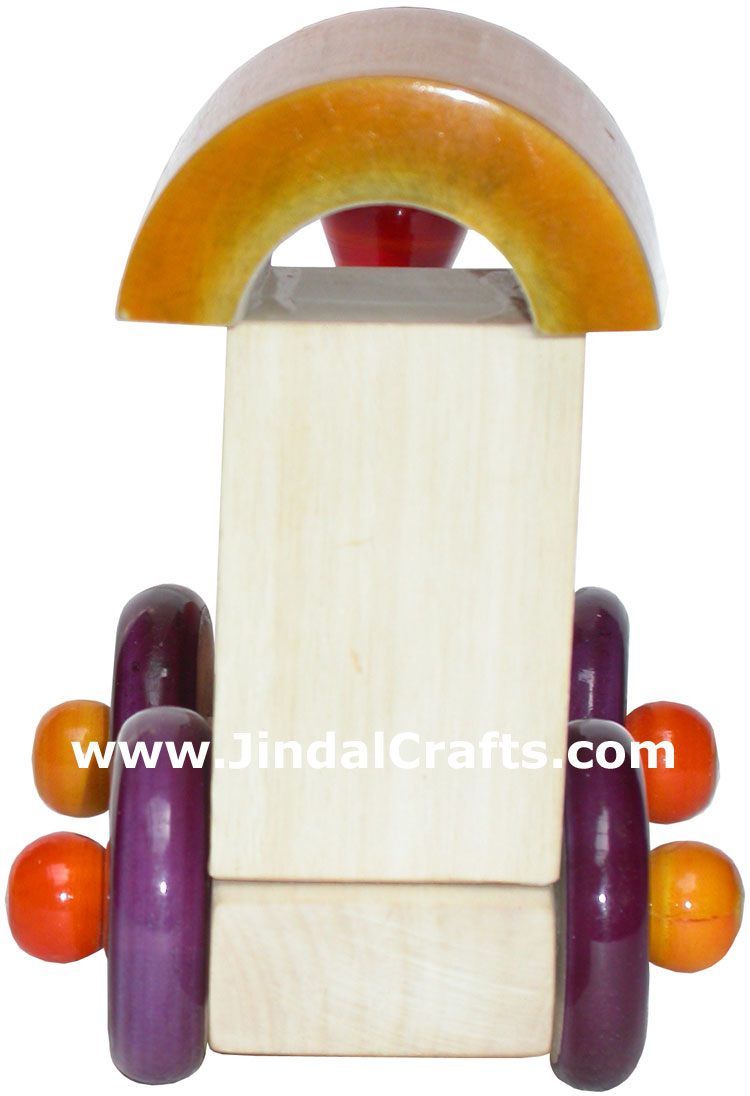 Train Engine - Handmade Wooden Toy from India