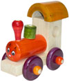 Train Engine - Handmade Wooden Toy from India