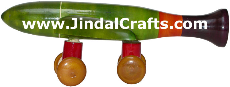 Aeroplane - Handmade Wooden Toy from India