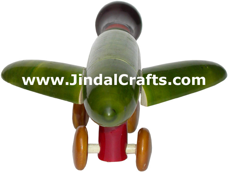 Aeroplane - Handmade Wooden Toy from India
