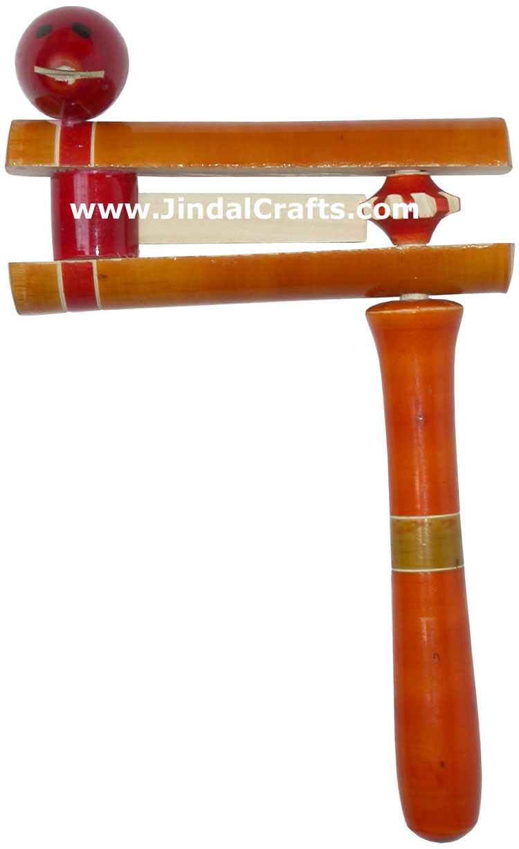 Sound Kitty - Handmade Wooden Toy from India