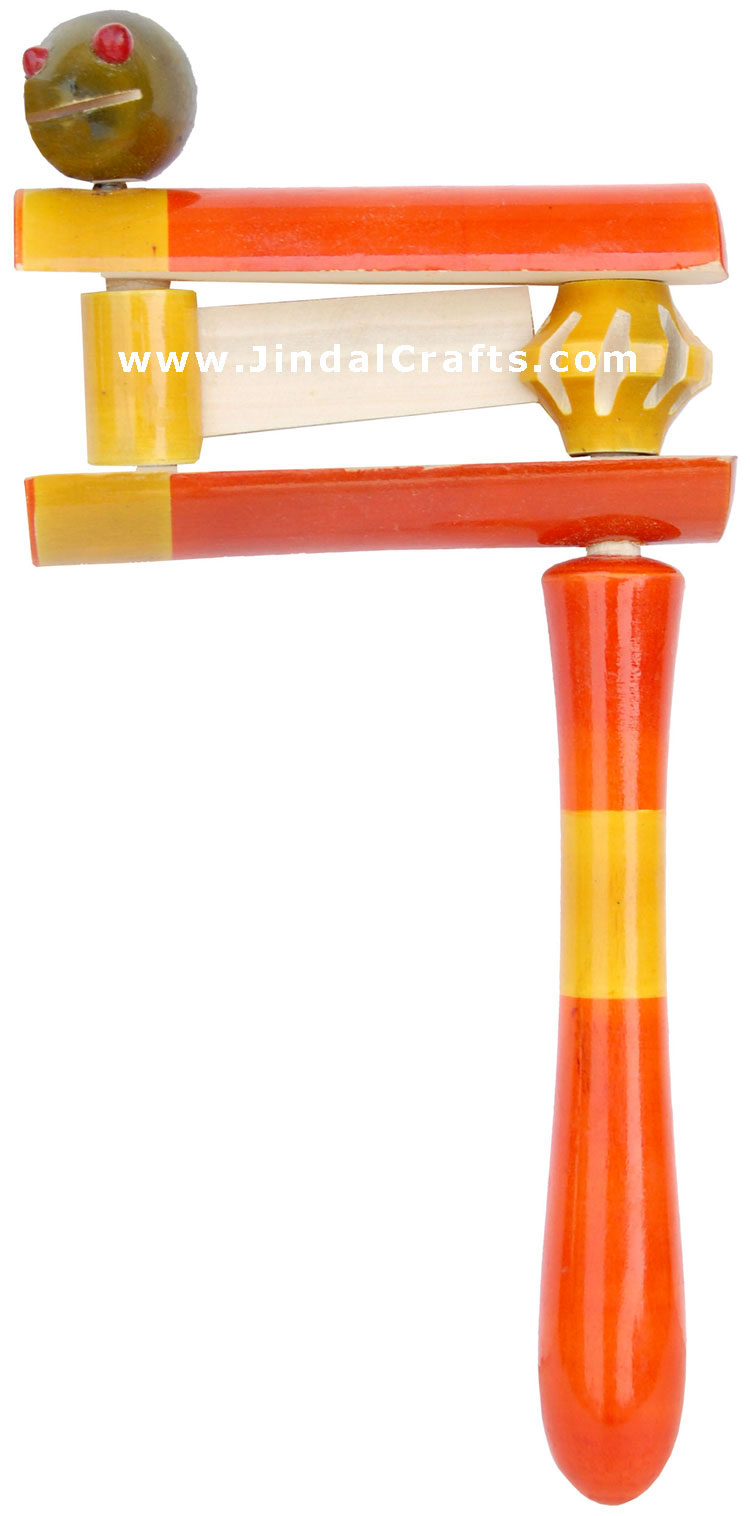 Sound Kitty - Handmade Wooden Toy from India
