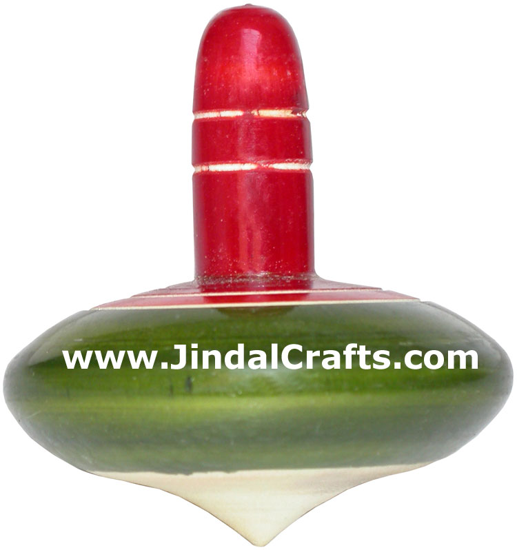 Spinning Top Umbrella - Handmade Wooden Toy from India