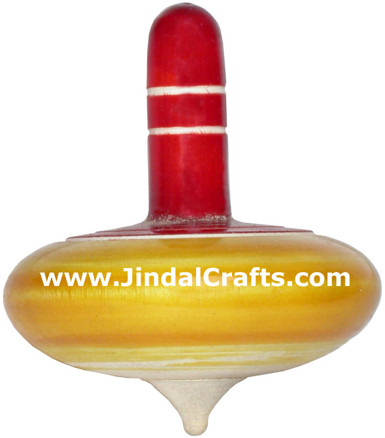 Spinning Top Umbrella - Handmade Wooden Toy from India