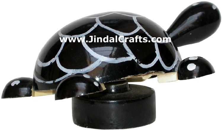 Dancing Tortoise - Handmade Woooden Art