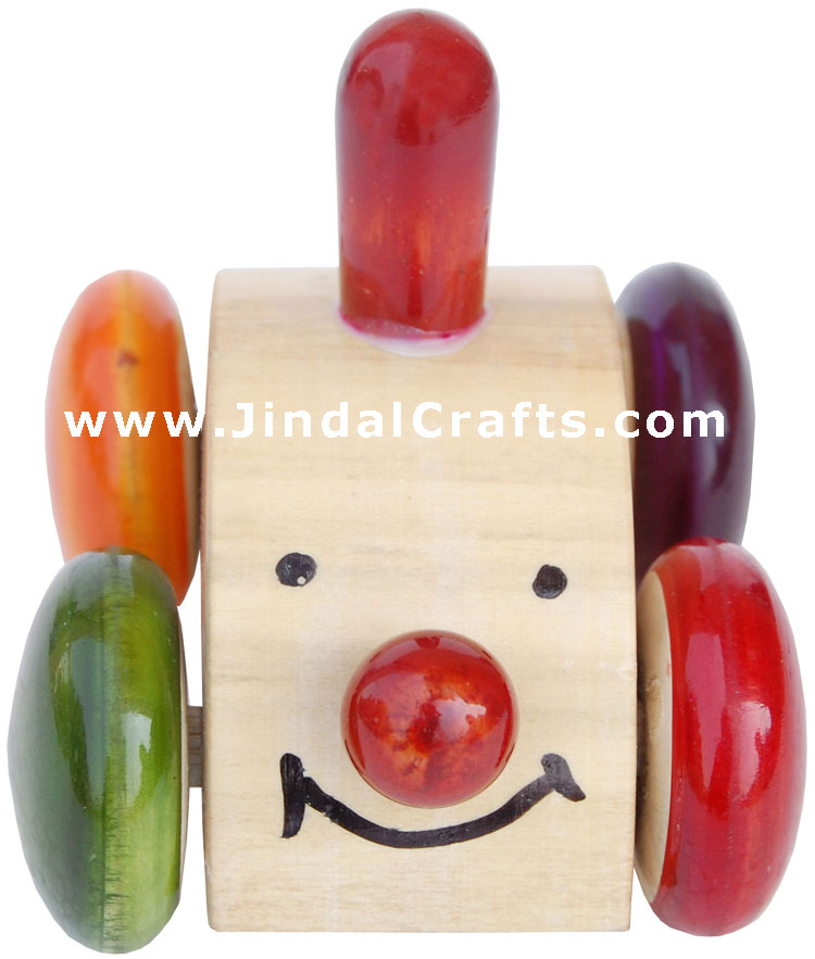 Wooden Toy Car - Hand Painted Children Toys