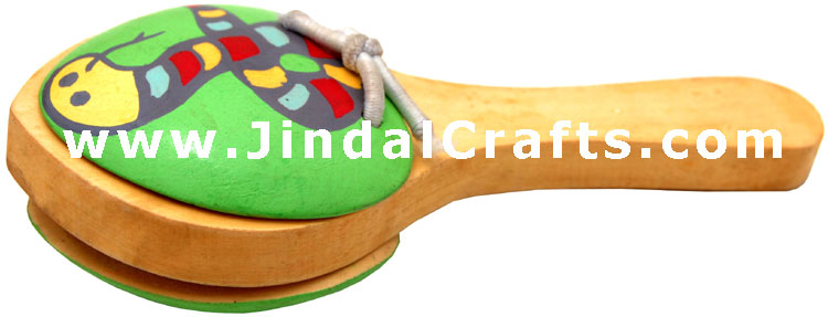 Handmade Handpainted Wooden Sound Generator Toy