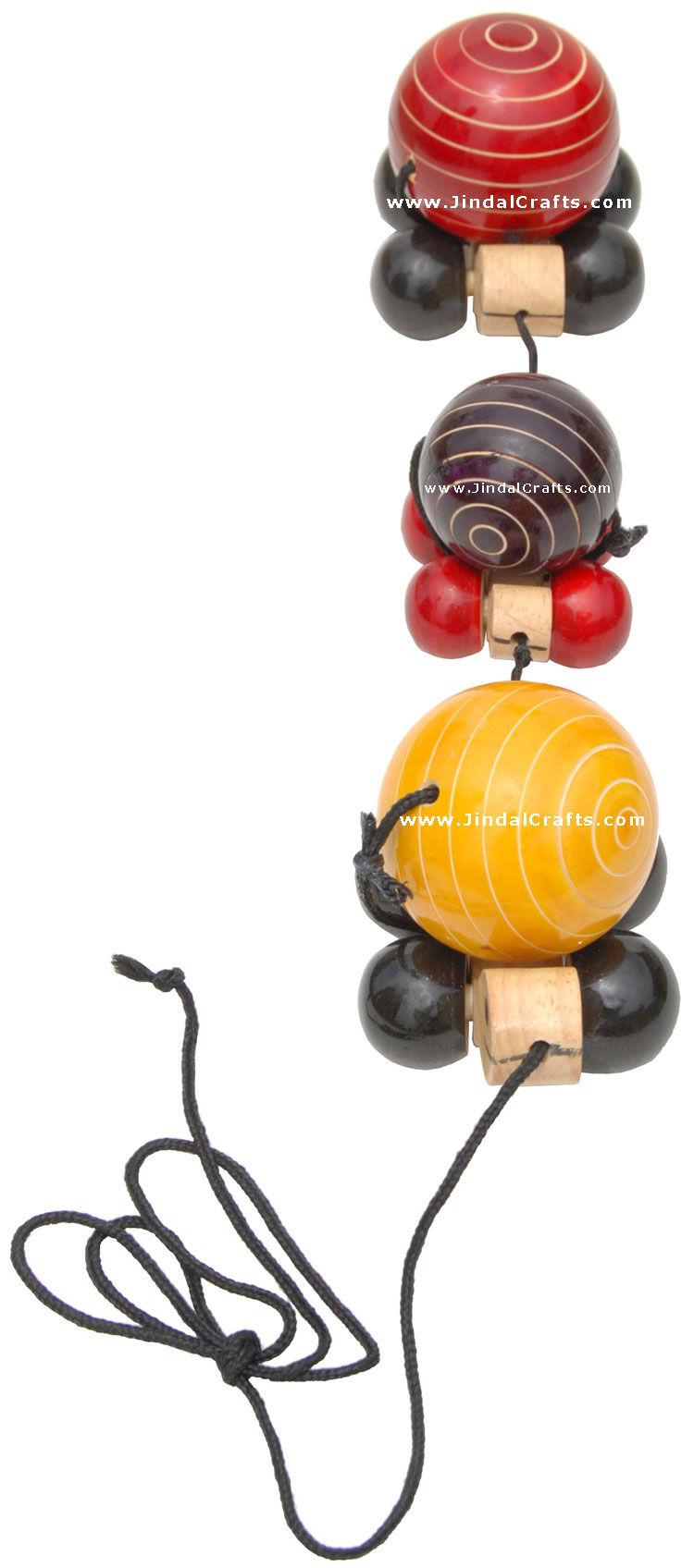 Handmade Handpainted Wooden Cart Toy India Traditional