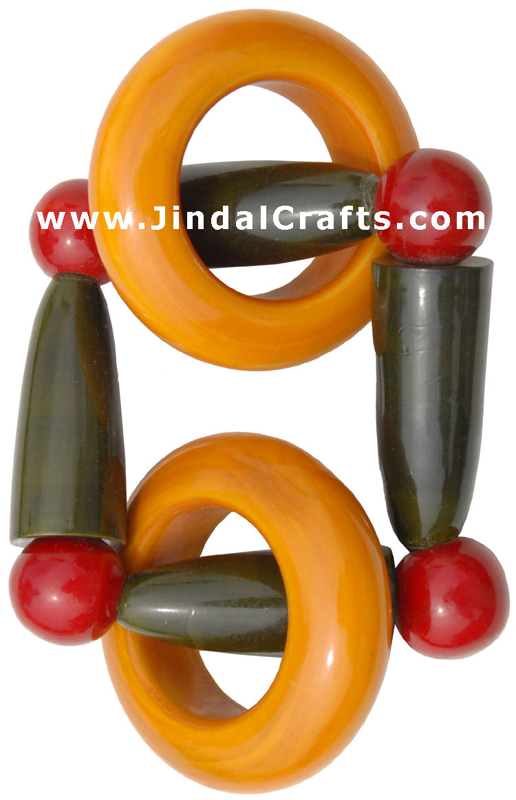 Handmade Handpainted Wooden Toy India Traditional