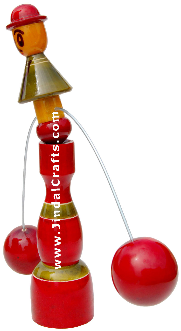 Handmade Handpainted Wooden Balance Toy India