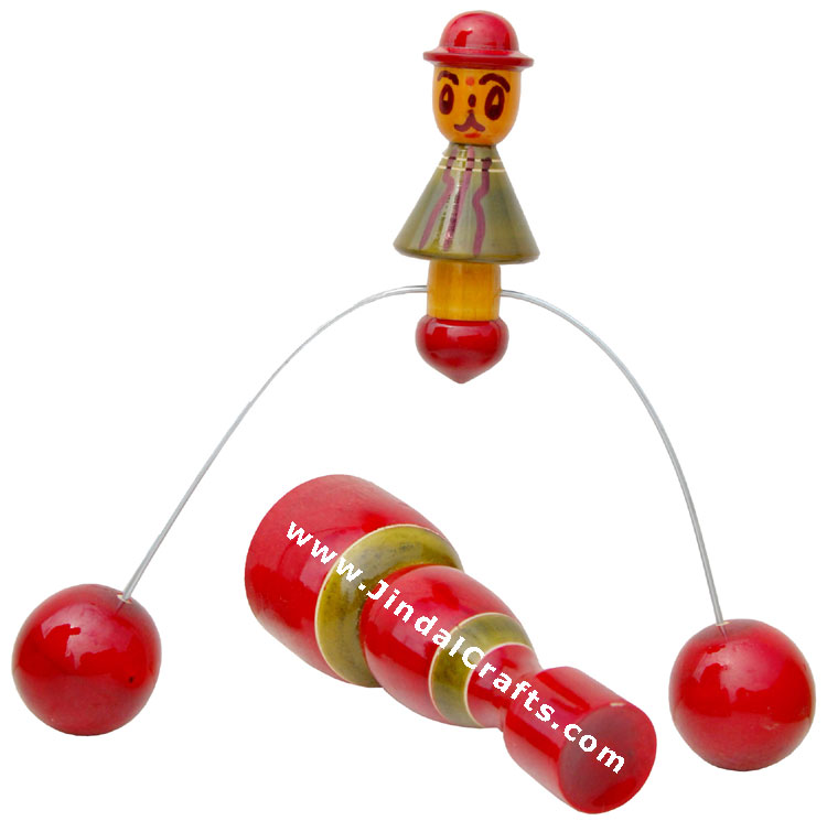 Handmade Handpainted Wooden Balance Toy India