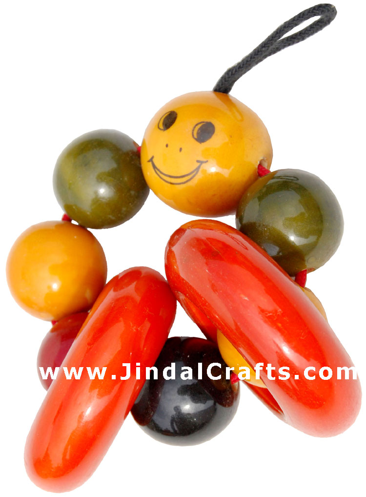 Handmade Handpainted Wooden Toy India Traditional