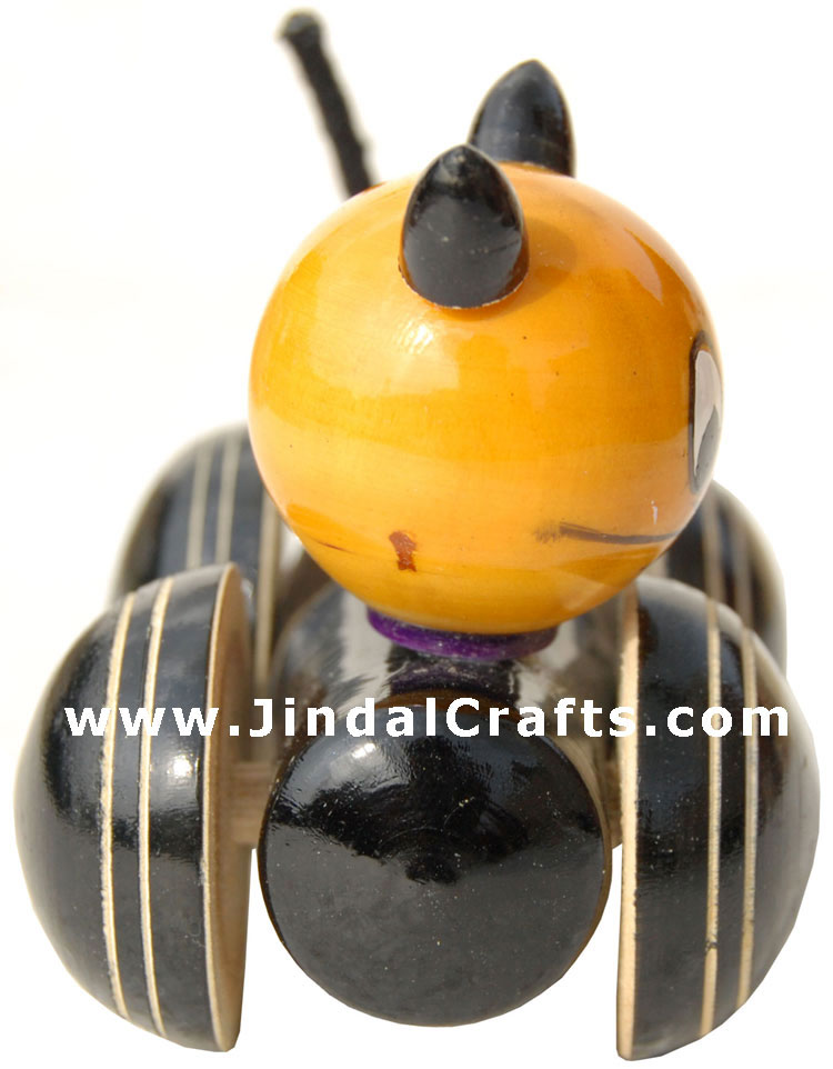 Handmade Handpainted Wooden Toy India Traditional Art