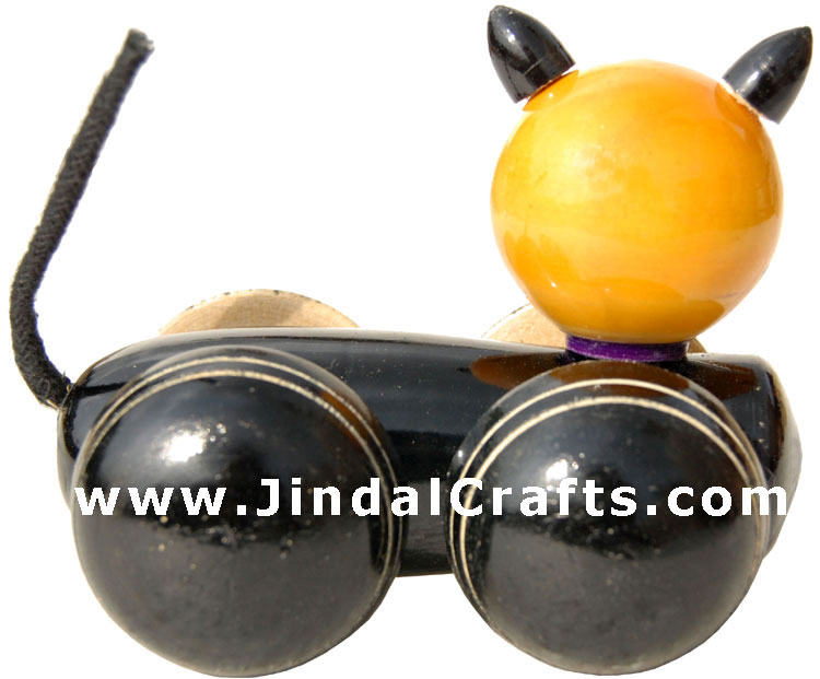 Handmade Handpainted Wooden Toy India Traditional Art