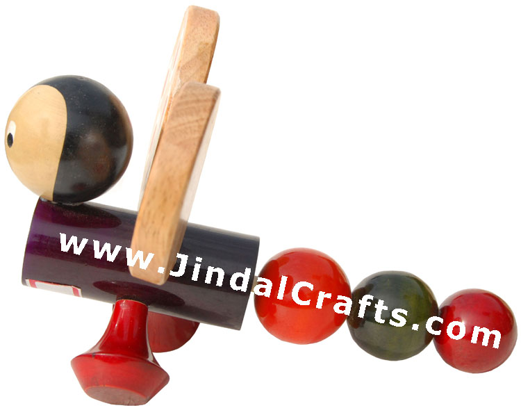 Handmade Handpainted Butterfly Toy India Art