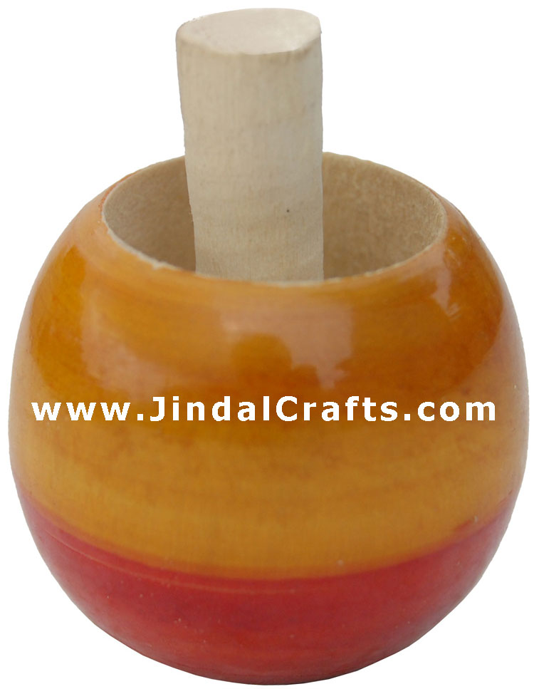 Handmade Handpainted Wooden Toy India Art