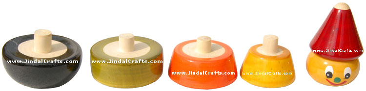Handmade Handpainted Wooden Abacus Toy India Art