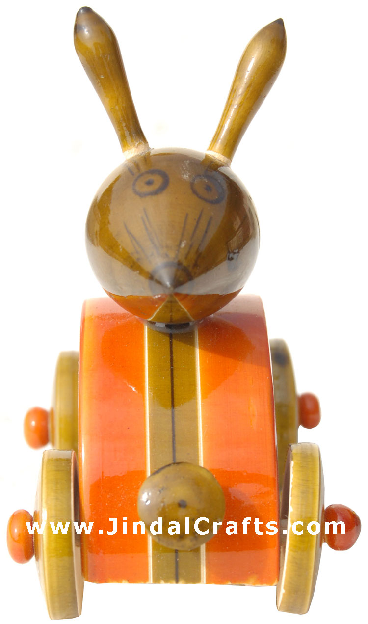 Handmade Handpainted Wooden Toy India Art