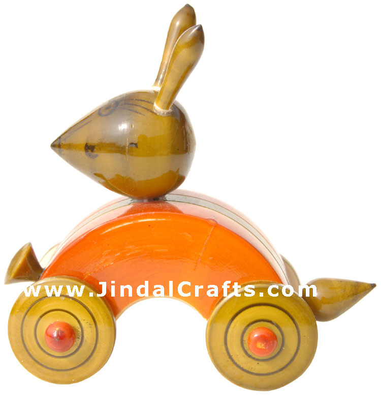 Handmade Handpainted Wooden Toy India Art