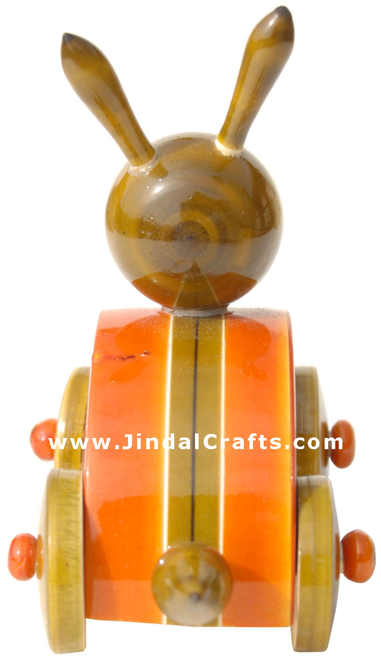 Handmade Handpainted Wooden Toy India Art