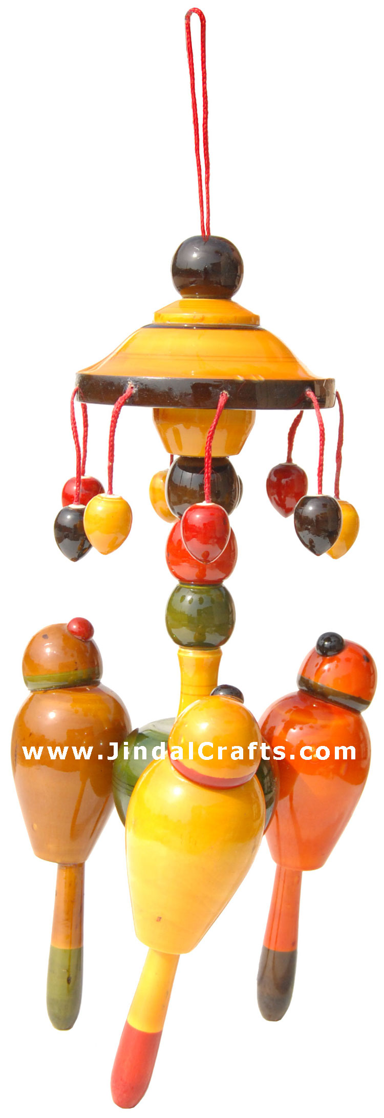 Handmade Handpainted Wooden Toy India Art