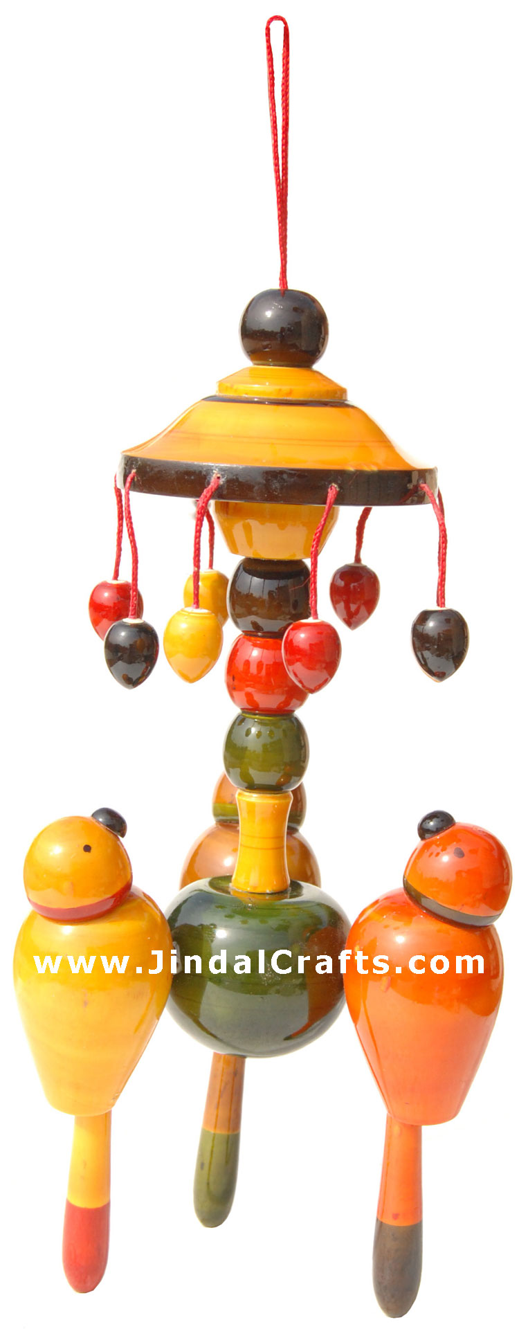 Handmade Handpainted Wooden Toy India Art