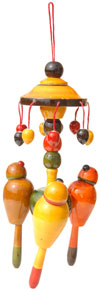Handmade Handpainted Wooden Toy India Art